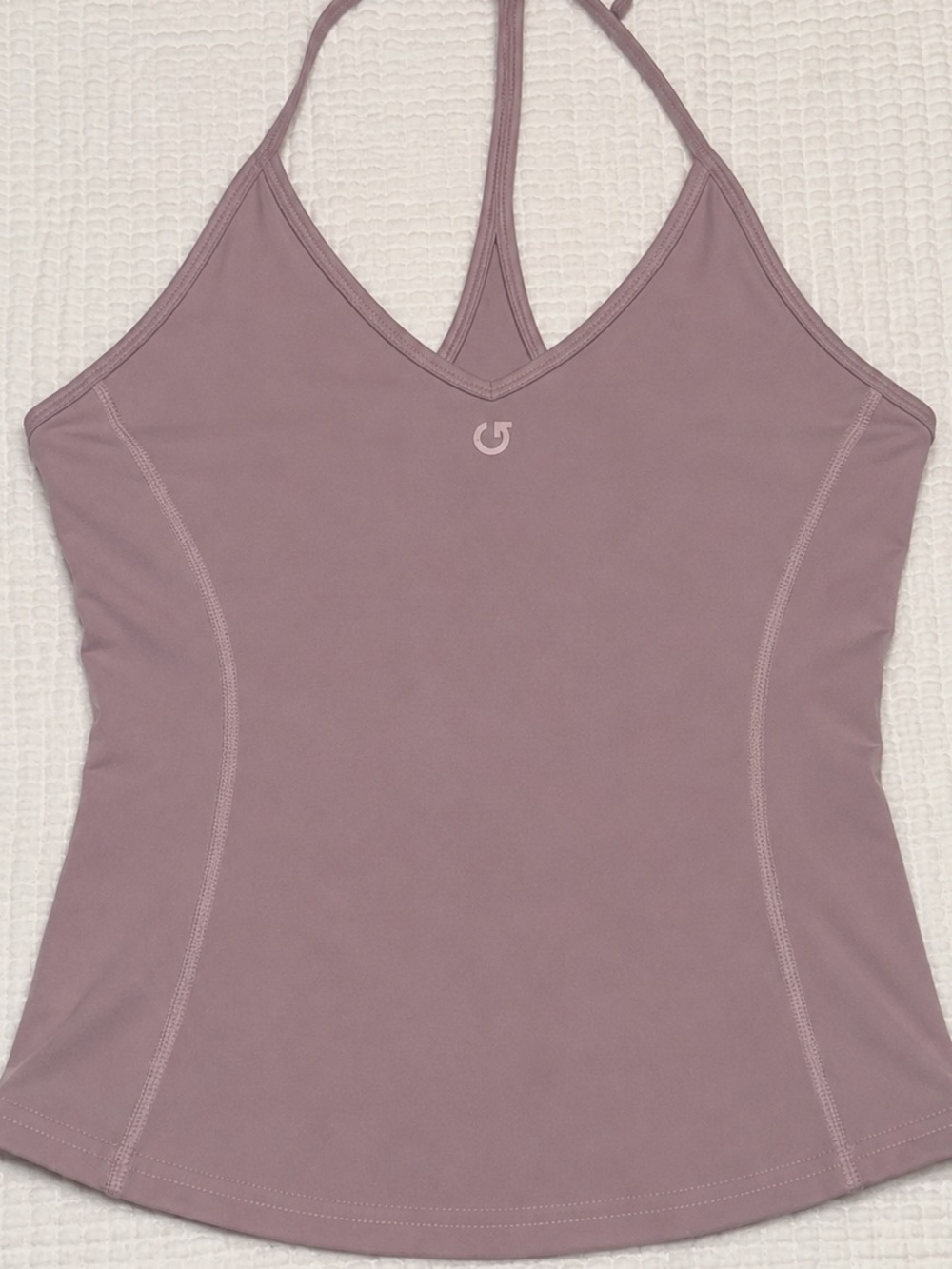 Women's Mauve/Pink Racerback Active Tank Top - Picture 2 of 2